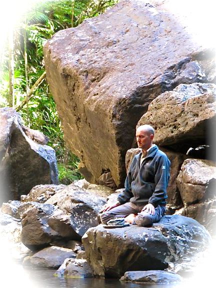 Chris on rock